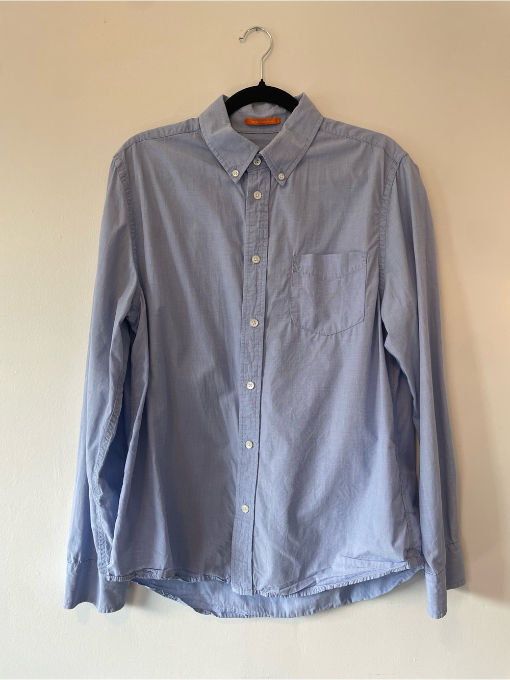Joe Fresh Cotton Light Blue Button-Down Shirt Men’s Slim Fit Size L